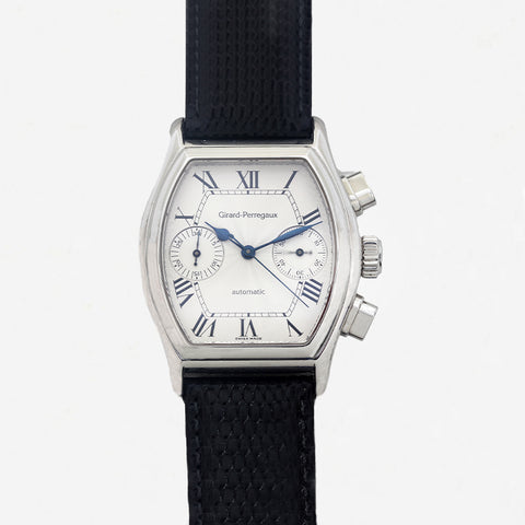 Girard Perregaux Tonneau Richeville Steel Automatic Watch - Secondhand