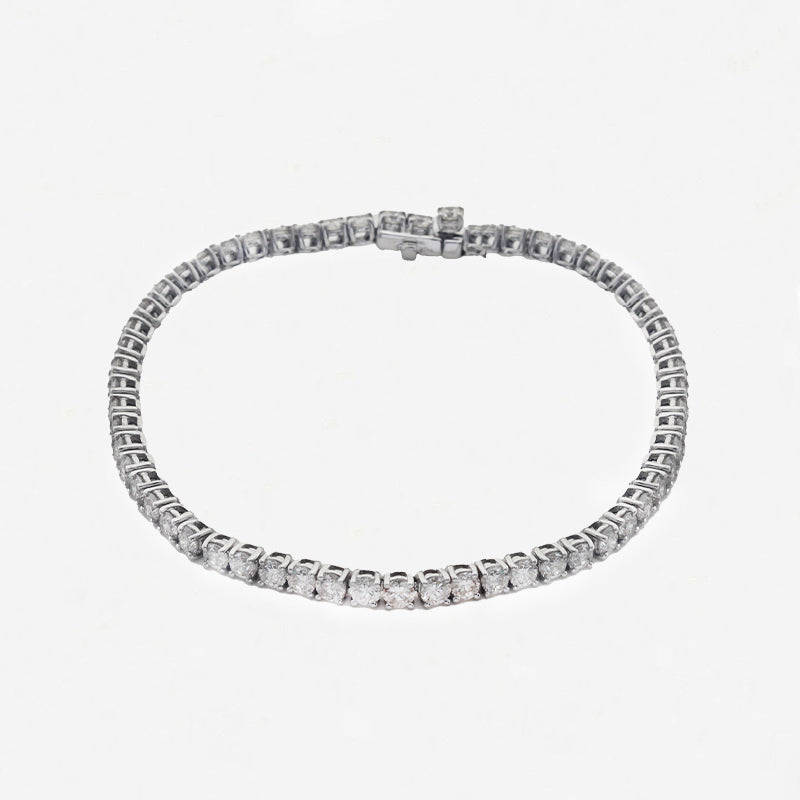 Diamond Tennis Bracelet in 18ct White Gold - Secondhand