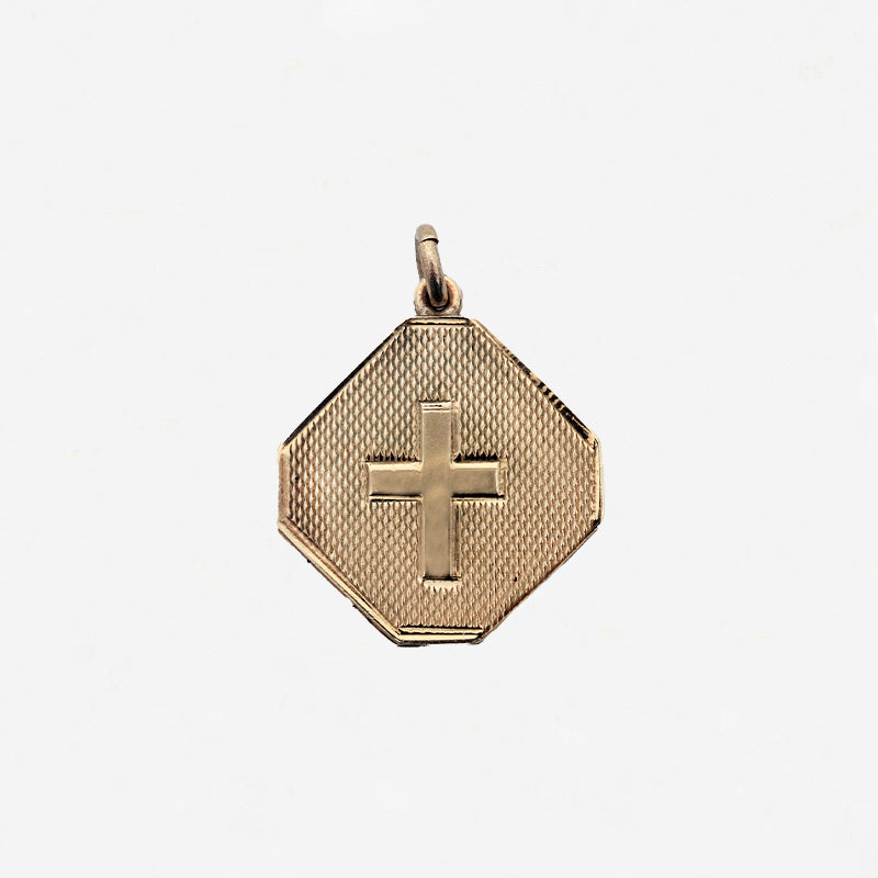 9ct Gold Octagonal Locket - Secondhand