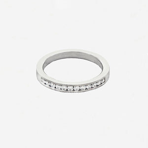 Diamond Half Eternity Ring in 18ct White Gold - Secondhand