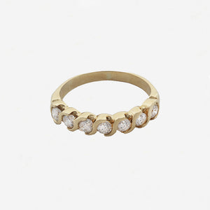 Diamond Half Eternity Ring in 18ct Gold- Secondhand