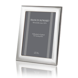 Sterling Silver Ripon Plain Photo Frame by Francis Howard