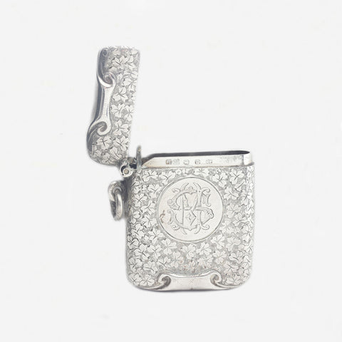 Victorian Silver Vesta Case - Secondhand