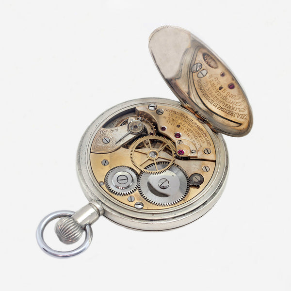 Royal Navy Air Service 8 Day Pocket Watch C.1916 - Secondhand