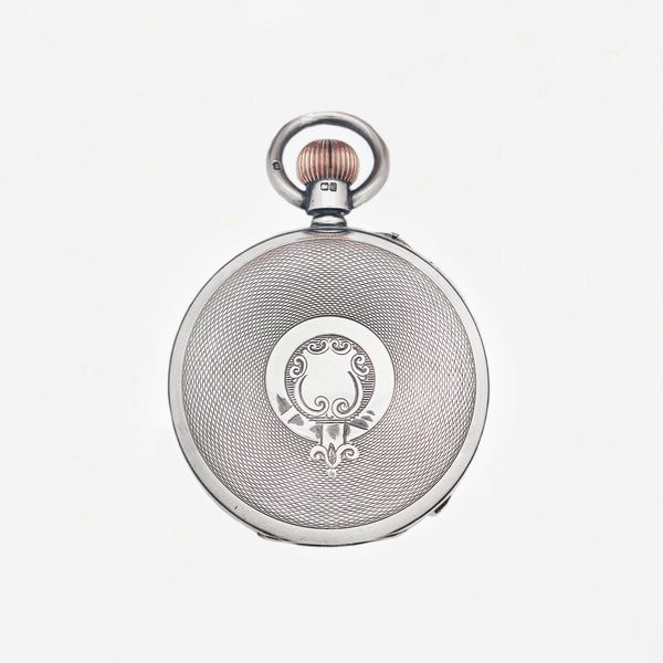 Lancashire Watch Co Silver Hunter Pocket Watch - Secondhand