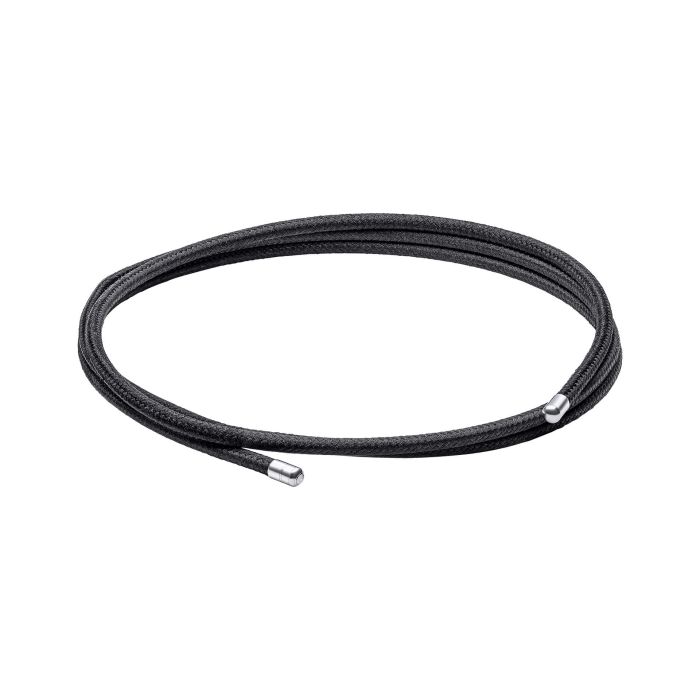 Black Nylon and Magnetic Stainless Steel Wrap Bracelet by Fred Bennett