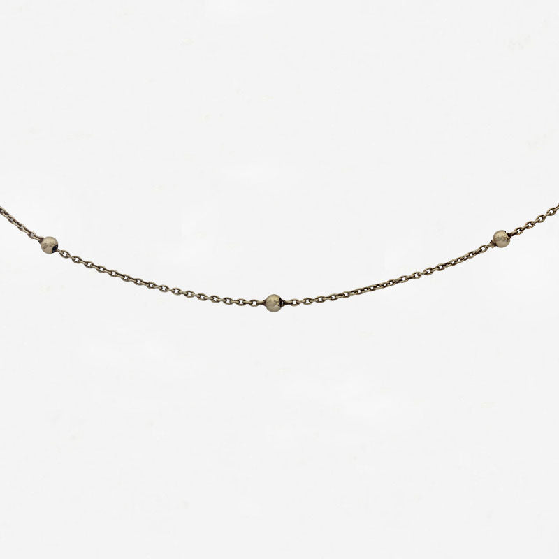 9ct Gold Bead Design Chain - Secondhand
