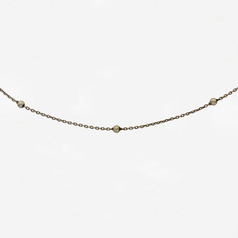 9ct Gold Bead Design Chain - Secondhand