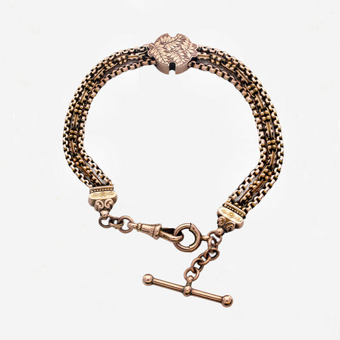 9ct Rose Gold Victorian Bracelet - Secondhand
