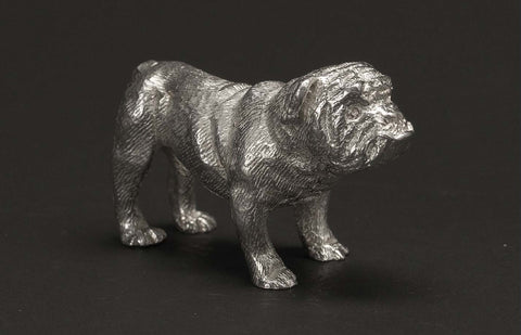 Sterling Silver English Bulldog Figure