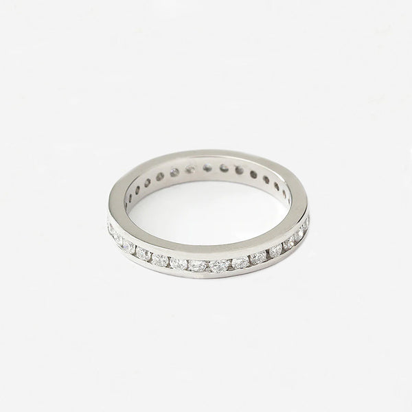 Diamond Full Eternity Ring in 18ct Gold - Secondhand