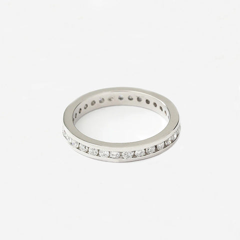 Diamond Full Eternity Ring in 18ct Gold - Secondhand
