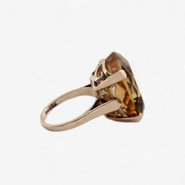Citrine Ring in 9ct Yellow Gold - Secondhand