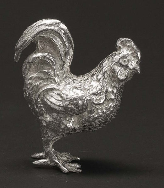 Sterling Silver Cockerel Figure