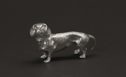 Sterling Silver Dachshund Dog Figure