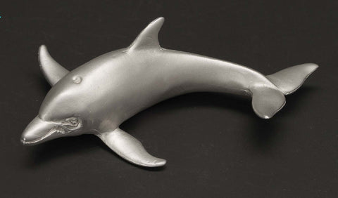 Sterling Silver Dolphin Figurine by Silvants