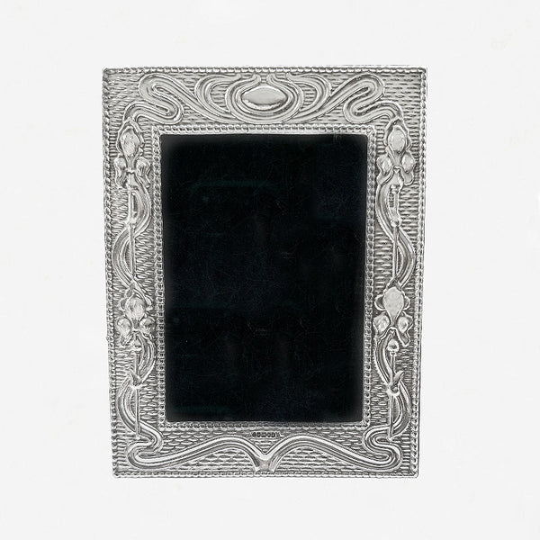 Silver Embossed Floral Photo Frame - Secondhand