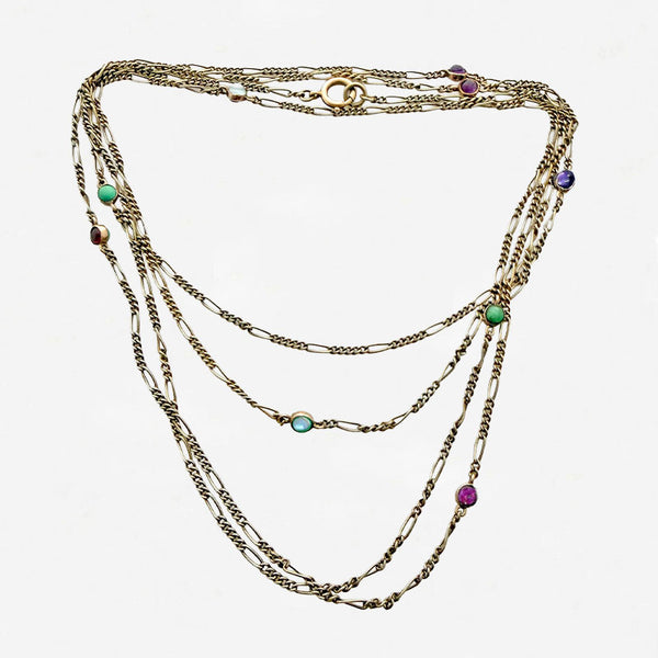 Antique Guard Chain in 18ct Gold - Secondhand