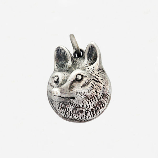 a secondhand silver fox head vinaigrette