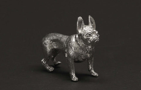 Sterling Silver French Bulldog Figure