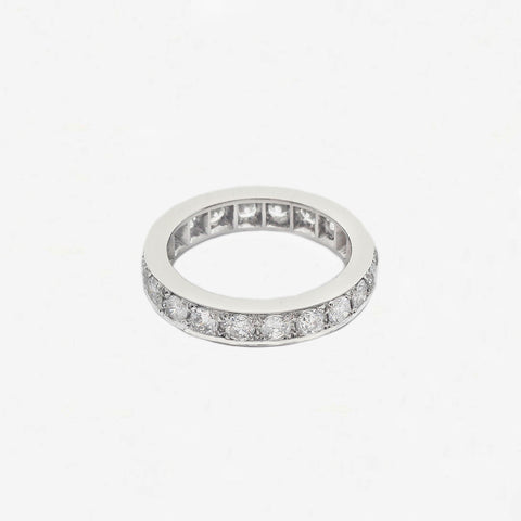 Diamond Full Eternity Ring in Platinum - Secondhand