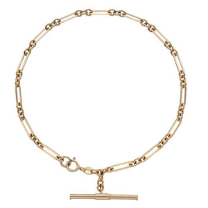 9ct Gold T-Bar Chain Bracelet