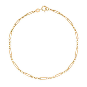 9ct Gold Mixed Length Link Bracelet