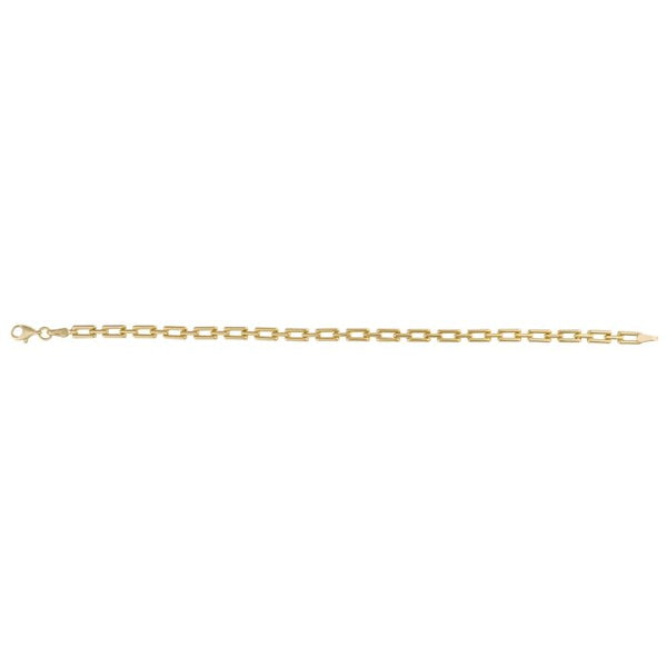 9ct Gold Rectangular Link Bracelet
