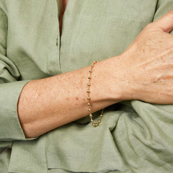 9ct Gold Ball Chain Bracelet