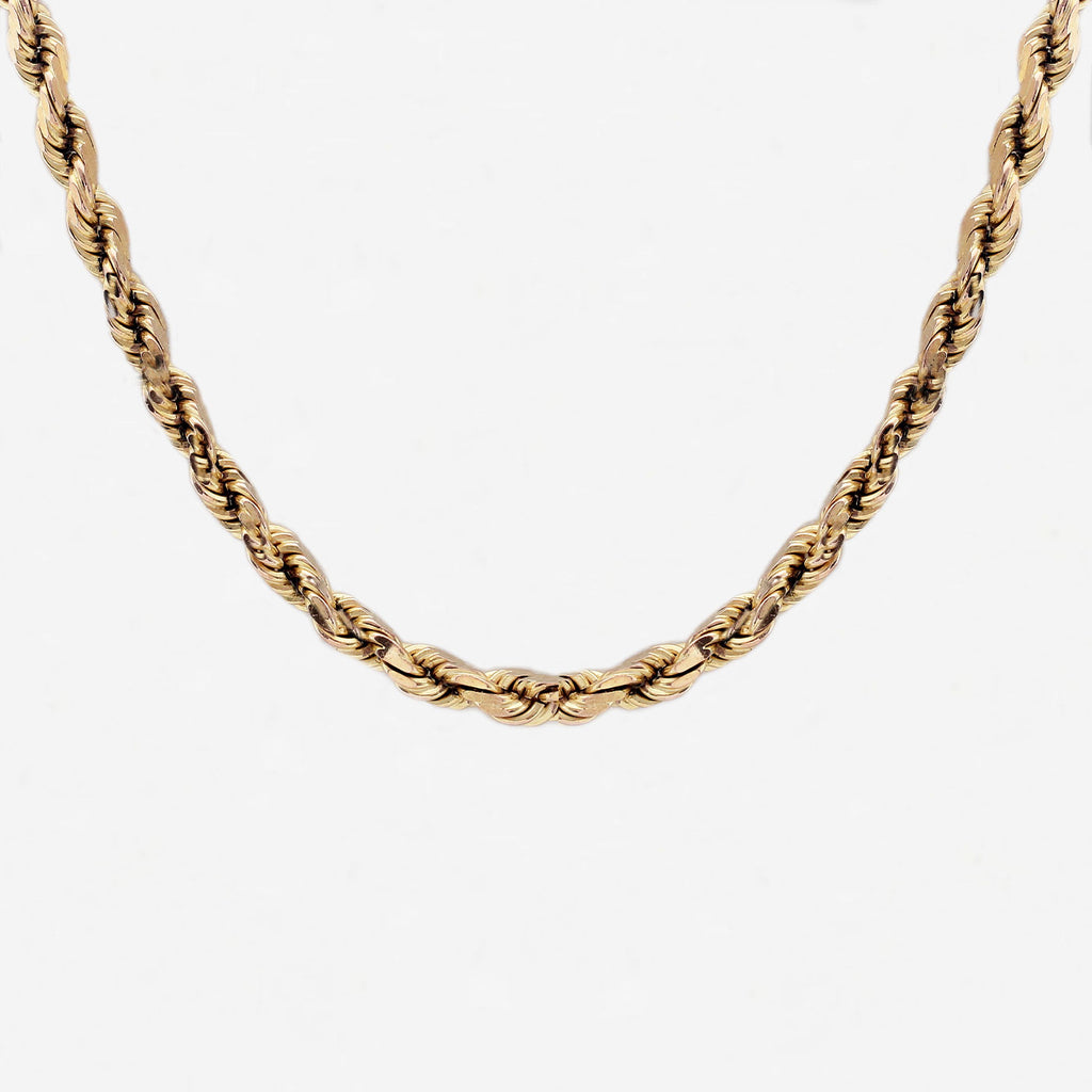 2.5 gold rope chain Clearance