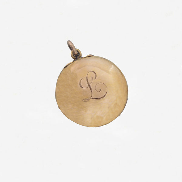 9ct Gold Mini Compact Charm - Secondhand