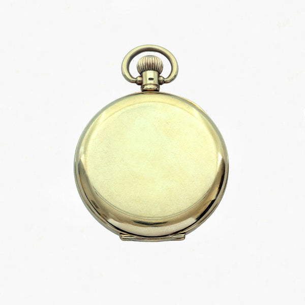 R C Amey Gents 9ct Gold Half Hunter Pocket Watch - Secondhand