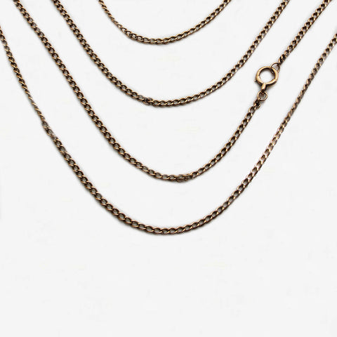 15ct Yellow Gold Guard Chain - Secondhand