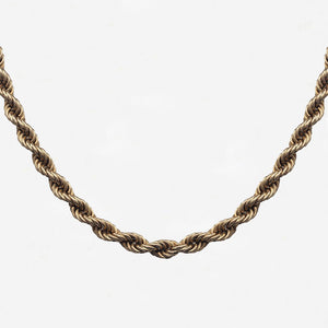 9ct Gold Solid Rope Chain 31" - Secondhand