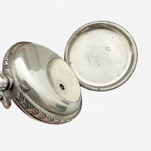 Victorian Silver & Gold Fusee Pocket Watch - Secondhand
