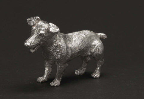 Sterling Silver Jack Russell Dog Figure