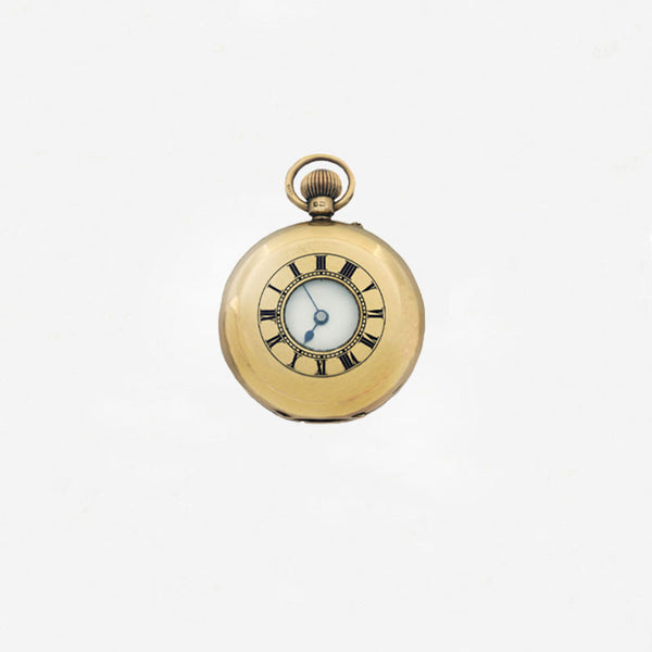 Ladies 18ct Gold Half Hunter Pocket Watch - Secondhand