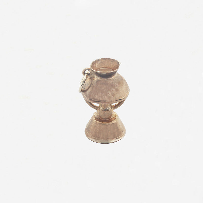 9ct Gold Oil Lamp Charm - Secondhand