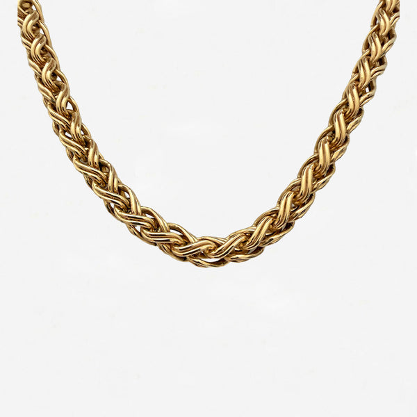 18ct Gold Spiga Necklace - Secondhand