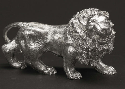 Sterling Silver Lion (Large) Figurine by Silvants
