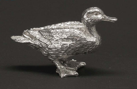 Sterling Silver Mallard Duck Figure