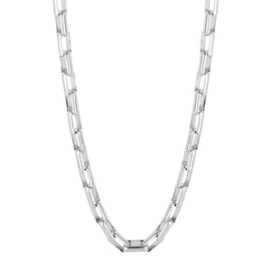 Silver Box Link Chain Necklace by Fred Bennett