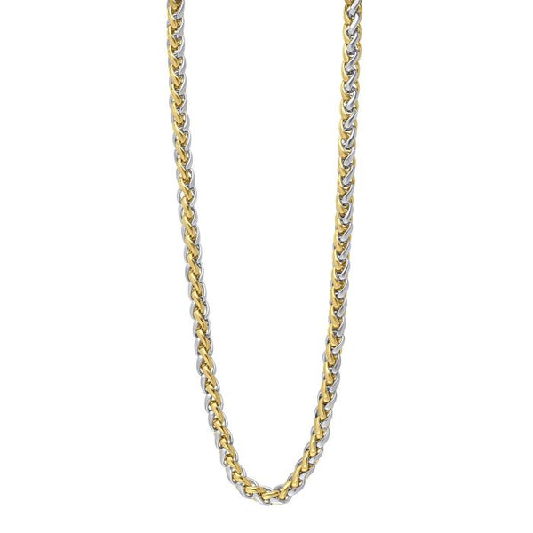 Two Tone Spiga Link Necklace by Fred Bennett