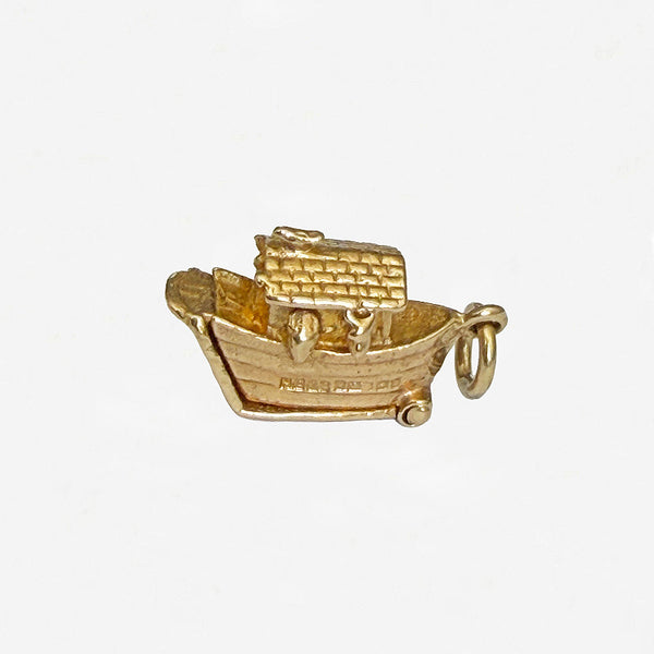 9ct Gold Noah's Ark Charm - Secondhand