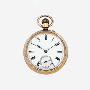 Gold Filled Open Face Pocket Watch - Secondhand