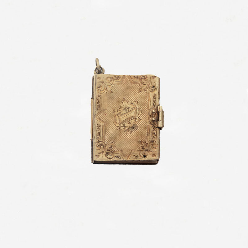 15ct Gold Triple Photo Book Locket - Secondhand