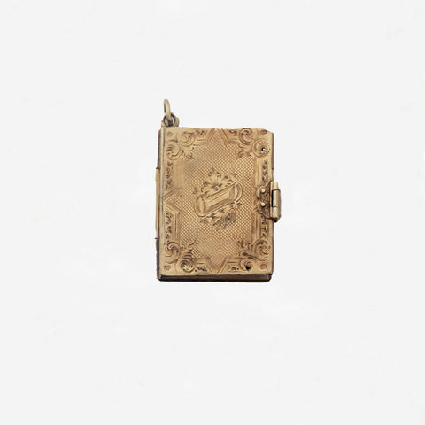 15ct Gold Triple Photo Book Locket - Secondhand