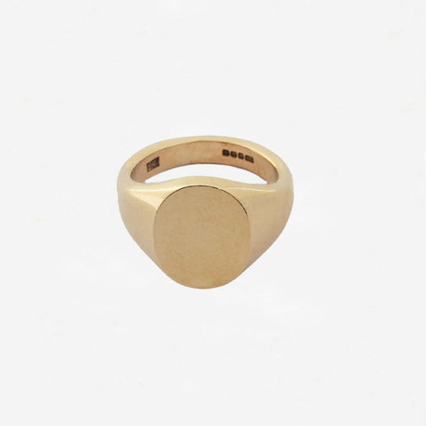9ct Yellow Gold Signet Ring - Secondhand