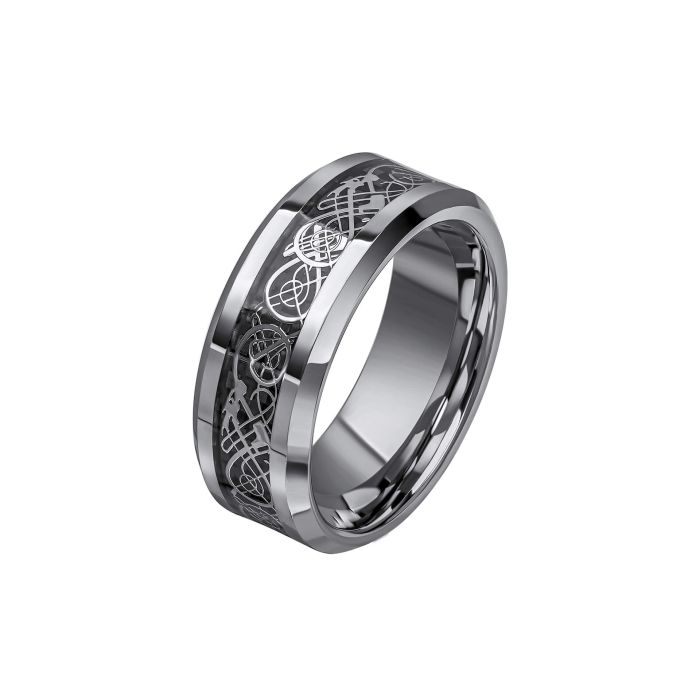 Filigree Tungsten Ring by Fred Bennett