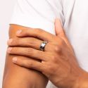 Filigree Tungsten Ring by Fred Bennett